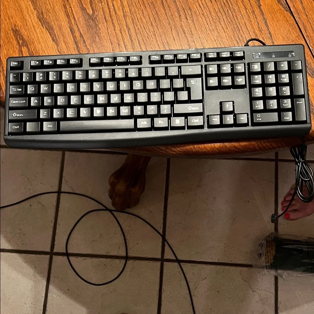 Basic Computer PC Wired Keyboard 803S Mechanical Ergonomic New